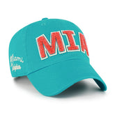 Miami Dolphins '47 Women's Zoey Clean Up Adjustable Hat Aqua - 47 brand