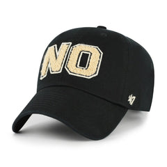 New Orleans Saints '47 Women's Zoey Clean Up Adjustable Hat Black - 47 brand