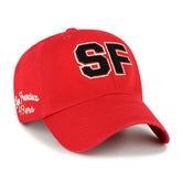 San Francisco 49ers '47 Women's Zoey Clean Up Adjustable Hat Scarlet - 47 brand