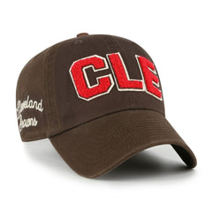 Cleveland Browns '47 Women's Zoey Clean Up Adjustable Hat Brown - 47 brand