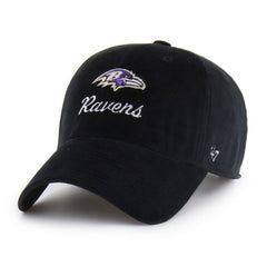 Baltimore Ravens '47 Women's Spirited Clean Up Adjustable Hat Black - 47 brand