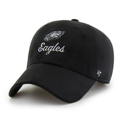 Philadelphia Eagles '47 Women's Spirited Clean Up Adjustable Hat Black - 47 brand