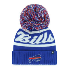 Buffalo Bills '47 Women's Spirited Cuffed Knit Hat with Pom Royal - 47 brand
