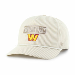 Washington Commanders '47 Women's Mellow Corduroy Hitch Adjustable Hat Natural - 47 brand