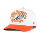 Miami Dolphins '47 Youth Prime Play Hitch Adjustable Hat White/Orange - 47 brand