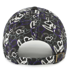 Baltimore Ravens '47 Girls Youth Mural Clean Up Adjustable Hat Black - 47 brand