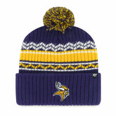 Minnesota Vikings '47 Youth Polar Vortex Cuffed Knit Hat with Pom Purple - 47 brand