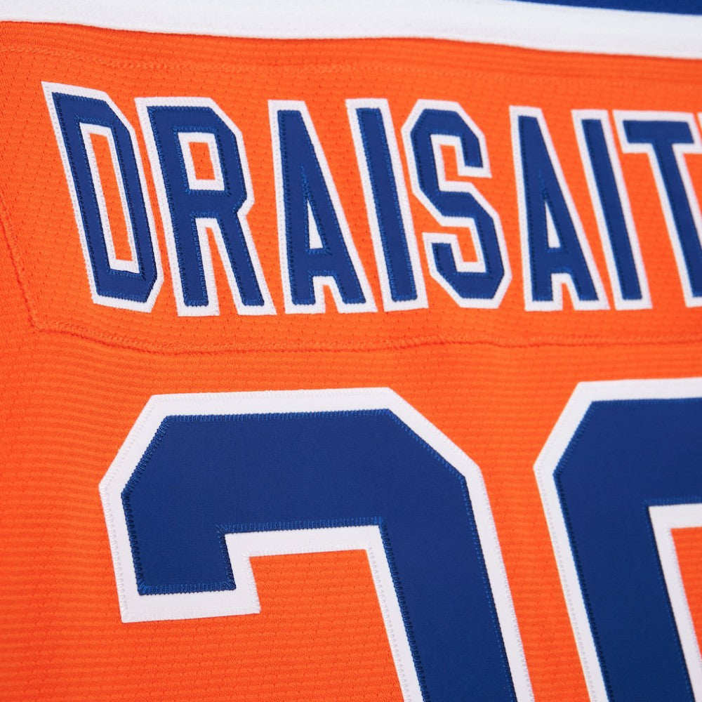 Leon Draisaitl Edmonton Oilers Mitchell & Ness Power Play Jersey - Orange | NHL Jerseys