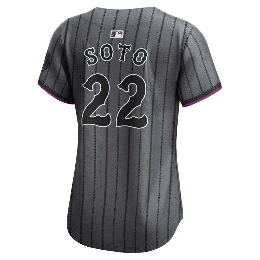 Juan Soto New York Mets Nike Women's City Connect Limited Jersey - Gray | MLB Jerseys
