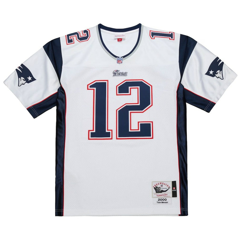 Tom Brady New England Patriots 2000 Big & Tall Legacy Replica Jersey White - Mitchell & Ness