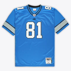 Calvin Johnson Detroit Lions Big & Tall 2007 Legacy Retired Player Jersey Blue - Mitchell & Ness