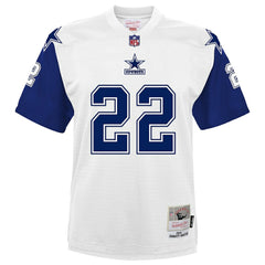 Emmitt Smith Dallas Cowboys Youth 1994 Alternate Legacy Jersey White - Mitchell & Ness