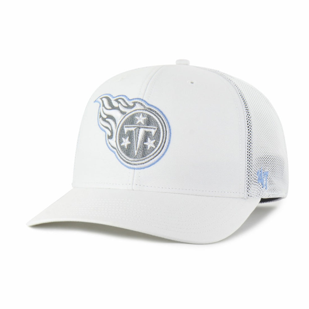 Tennessee Titans '47 Snowball Trophy Stretch Fit Hat White - 47 brand
