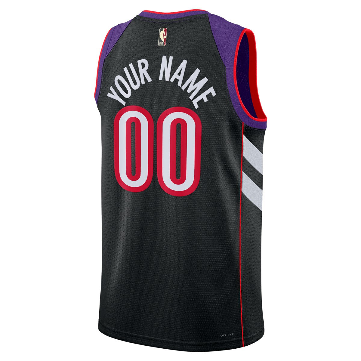 Toronto Raptors Unisex Adult Swingman Custom Jersey - Classic Edition - Purple | NBA Jerseys