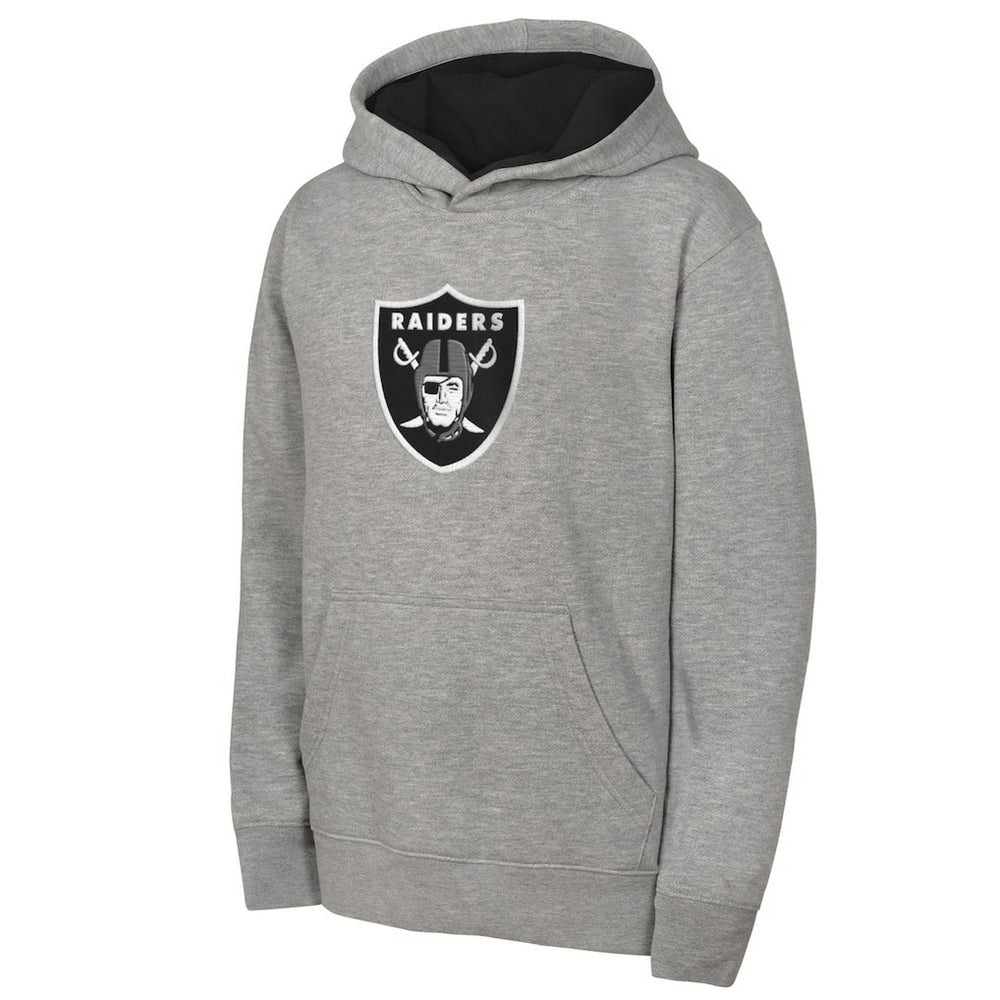 Las Vegas Raiders Outerstuff Youth Prime Hoodie Gray - NFL