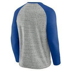 Texas Rangers Darius Rucker Collection by Fanatics Raw Edge Raglan Long Sleeve Baseball T-Shirt On Sale