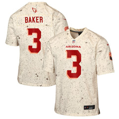 Budda Baker Arizona Cardinals Youth 2025 Rivalries Collection Game Jersey Natural - Nike