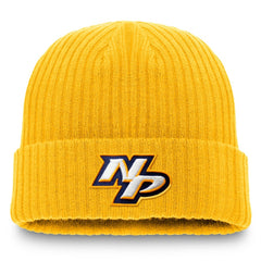 Nashville Predators - Fanatics Component Cuffed Knit Hat Gold