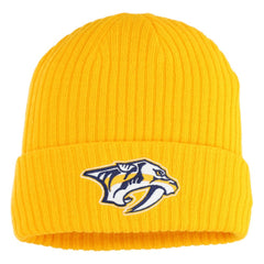 Nashville Predators - Fanatics Logo Cuffed Knit Hat Gold