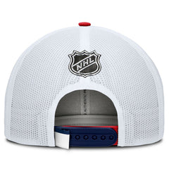 Washington Capitals Fanatics Authentic Pro Rink Adjustable Trucker Hat Navy/White