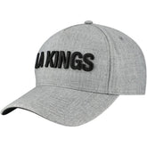 Los Angeles Kings - Fanatics Elements A-Frame Leather Strapback Hat Heather Gray