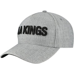 Los Angeles Kings - Fanatics Elements A-Frame Leather Strapback Hat Heather Gray