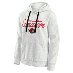 Ottawa Senators - Fanatics Women's True Classics Quilted Pullover Hoodie Oatmeal