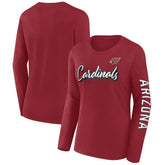 Arizona Cardinals Women's Cheerleader Long Sleeve T-Shirt Cardinal - Fanatics