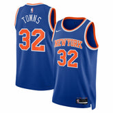 Nike - Karl-Anthony Towns New York Knicks Unisex Swingman Jersey - Blue - Icon Edition