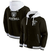 Las Vegas Raiders Darius Rucker Collection Full-Snap Hoodie Jacket Black - Fanatics