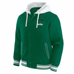 New York Jets Darius Rucker Collection Full-Snap Hoodie Jacket Green - Fanatics
