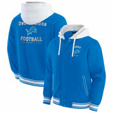Detroit Lions Darius Rucker Collection Full-Snap Hoodie Jacket Blue - Fanatics