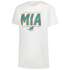 Miami Dolphins Women's Cheerleader T-Shirt White - Fanatics