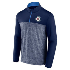 Winnipeg Jets - Fanatics Iconic Defender Quarter-Zip Jacket Navy