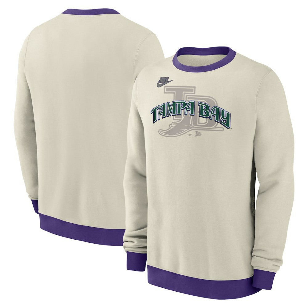 Tampa Bay Rays Nike Cooperstown Collection Fleece Pullover Sweatshirt Lifestyle