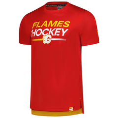 Calgary Flames - Fanatics Authentic Pro Tech T-Shirt Red