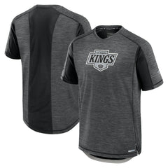 Los Angeles Kings - Fanatics Authentic Pro Rink Performance T-Shirt Heather Charcoal