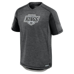 Los Angeles Kings - Fanatics Authentic Pro Rink Performance T-Shirt Heather Charcoal