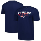 New England Patriots Blocked T-Shirt Navy - Fanatics