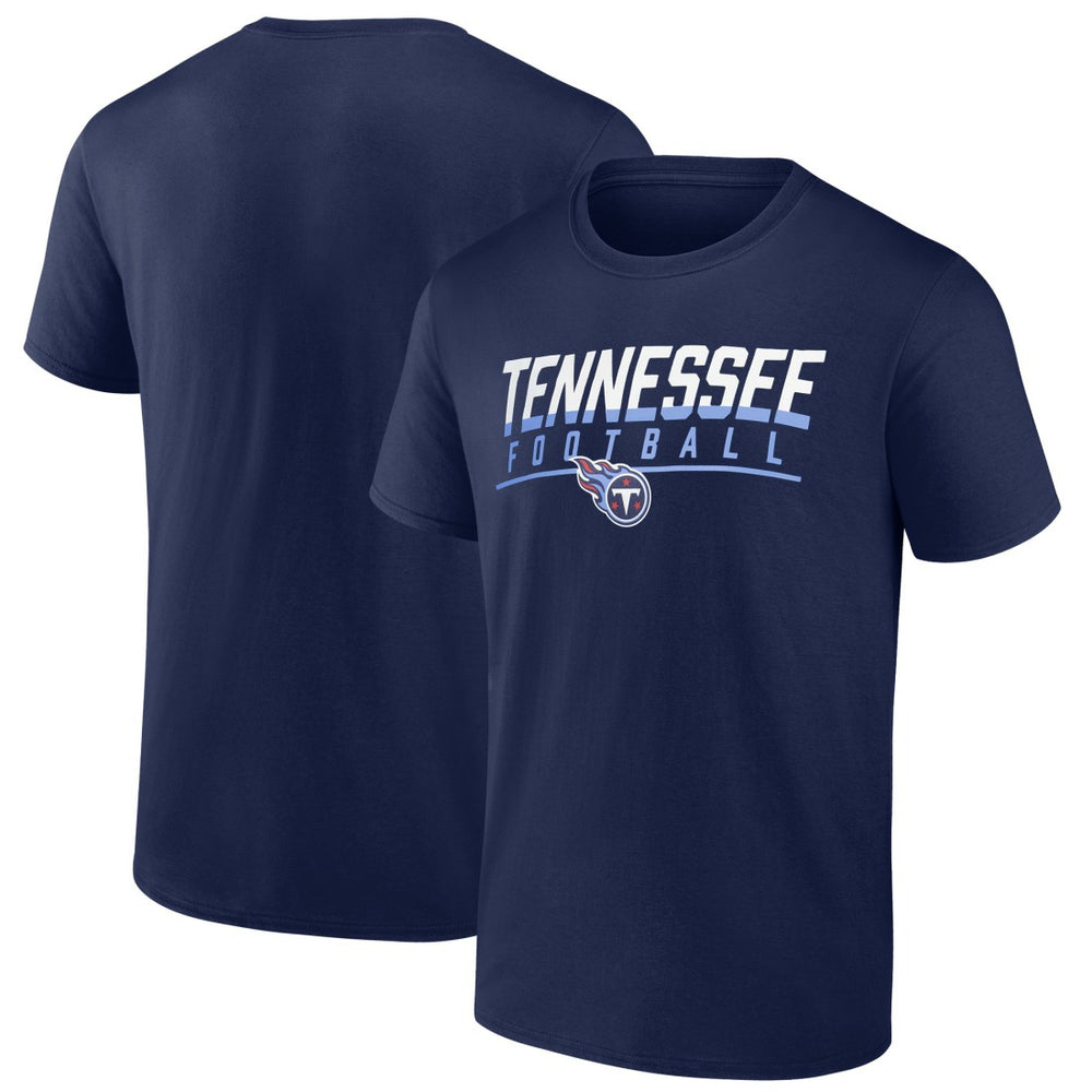 Tennessee Titans Blocked T-Shirt Navy - Fanatics