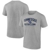 Tennessee Titans Screen Blocking T-Shirt Heather Gray - Fanatics