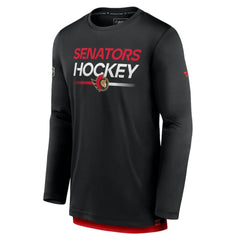 Ottawa Senators - Fanatics Authentic Pro Tech Long Sleeve T-Shirt Black