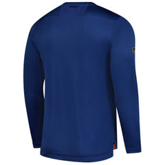 Edmonton Oilers - Fanatics Authentic Pro Tech Long Sleeve T-Shirt Royal
