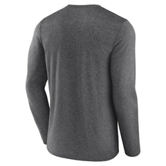 Los Angeles Kings - Fanatics Sweep Iconic Synthetic Long Sleeve T-Shirt Heather Charcoal