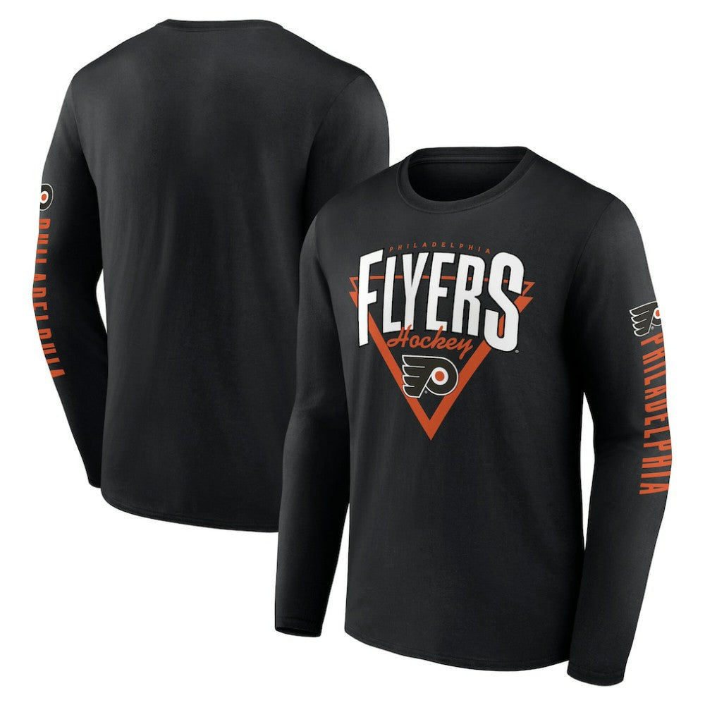 Philadelphia Flyers - Fanatics Headline Long Sleeve T-Shirt Black