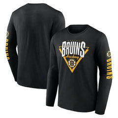 Boston Bruins Fanatics Headline Long Sleeve T-Shirt Black