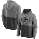 Los Angeles Kings - Fanatics Block Party Signature Pullover Hoodie Heather Gray/Heather Charcoal