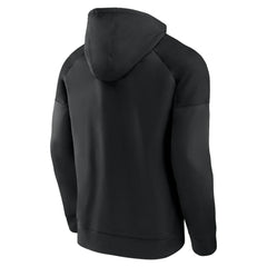 Calgary Flames - Fanatics Black Ice Defender Raglan Pullover Hoodie