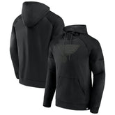St. Louis Blues - Fanatics Black Ice Defender Raglan Pullover Hoodie
