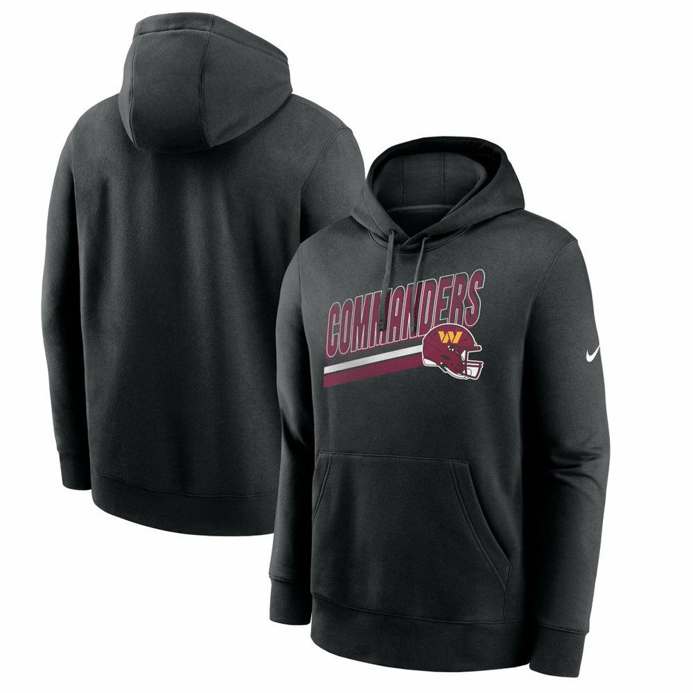 Washington Commanders Club Fleece Pullover Hoodie Black - Nike
